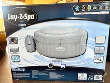 Lay-Z-Spa St.Lucia 605 L 3 Person Hot Tub - Grey/White