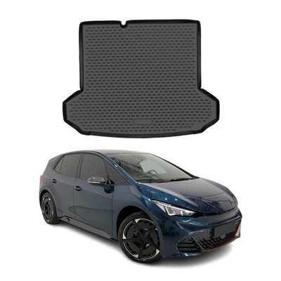 OMAC Cargo Mats Liner for Cupra Born Hatchback 2021- 2024 Rubber TPE Black 1Pc
