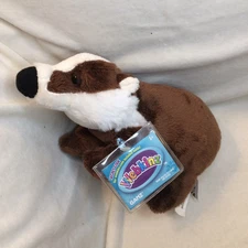 GANZ Webkinz Badger HM619 Code Tag NEW