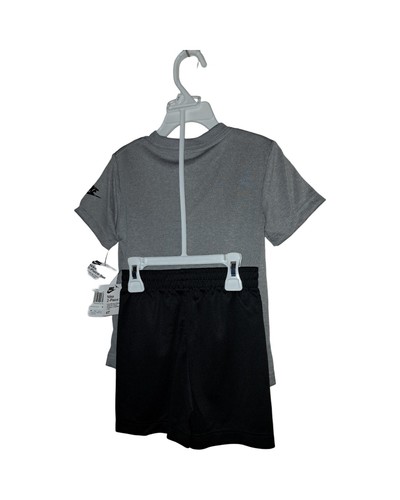 Nike Boys Shorts Set Black / Grey Little Boys Various Sizes 86F024-023 - Picture 2 of 5