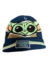 Unknown Species Baby Yoda Grogu Star Wars Boys Beanie Toque Winter Hat New