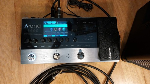 Donner Arena 2000 Multi Effects Pedal 100 Effects 80 Amp 50 Cabinet Simulation