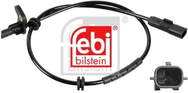 Febi Bilstein 107991 Sensor FüR Raddrehzahl ABS Sensor Raddrehzahl FüR Renault-image