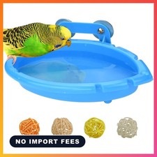 Bird Bath for Cage Parakeet Bathtub Budgie Shower Tub Indoor