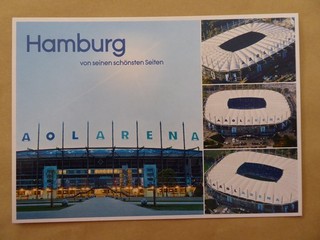 Stadionpostkarte AOL Arena Hamburg Hamburger SV Nr. B 06 197