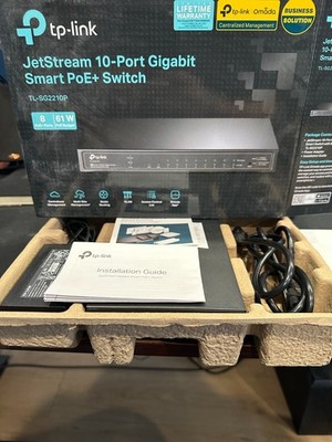 TP-LINK Jetstream 10-port Gigabit Smart Poe Switch (TL-SG2210P)