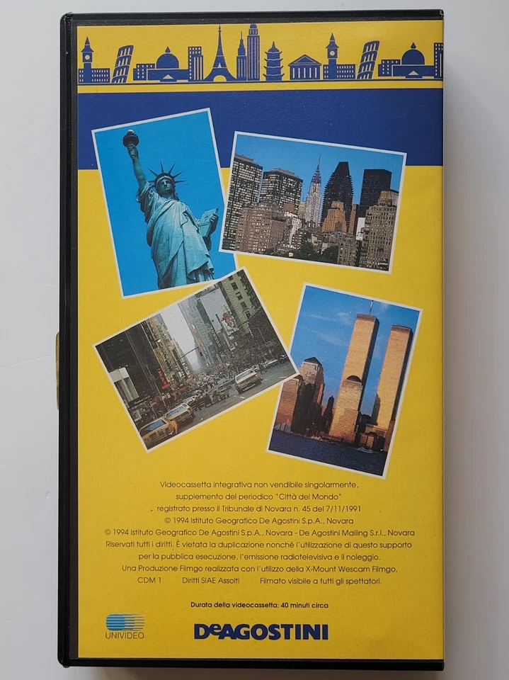 VHS New York, Città del Mondo - De Agostini (1994) - Immagine 2 di 4