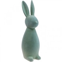 Dekofigur Osterhase Samtig Beflockt FüR Tischdeko Und FrüHling