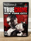 True Crime: New York City (Sony PlayStation 2, 2005) CIB