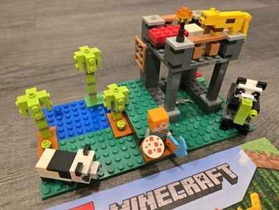 LEGO Minecraft 21158 The Panda Nursery Alex Ocelot Complete With