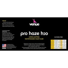 Venue Pro Long Lasting Water Haze Fluid 5 Gallon