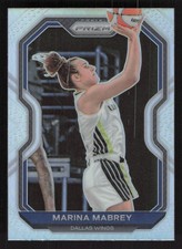 2021 Panini Prizm WNBA #15 Marina Mabrey Prizms Silver RC