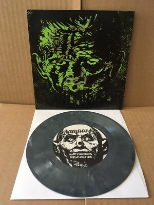 Conqueror - S/T 7'' DARK GREY MARBLE Seventh Dagger Hardcore