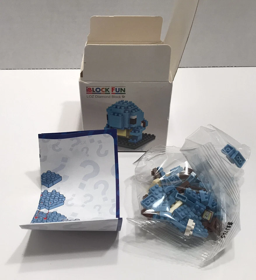 LOZ Pokémon Squirtle Monster Figure Mini Building Blocks Toys - Image 3 of 3