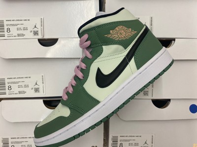 air jordan 1 mid womens green