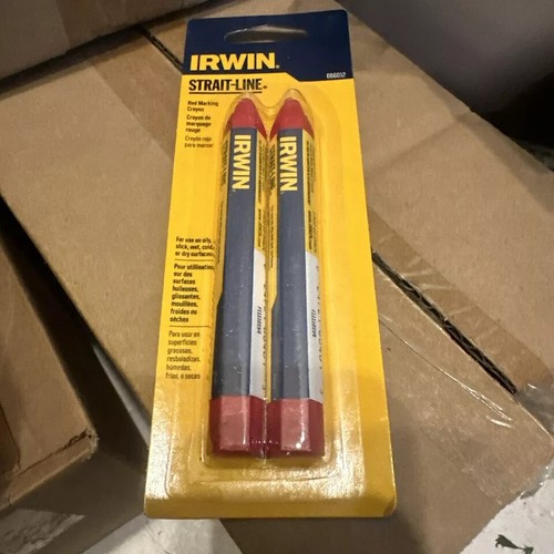 IRWIN STRAIT-LINE #666012 CRAYONES MARCADORES ROJOS Pack de 2 - Imagen 3 de 8