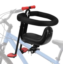 Ercabikker Child Bike Seat Front Mount Kids Bike Seat for Adult bike kids 1-5 yr
