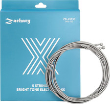 5-String Nickel Alloy Bass Guitar Strings Replacement Set 45-130