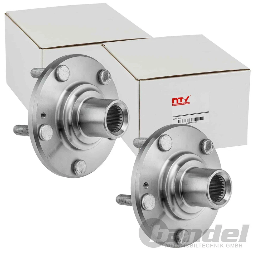 2X NTY RADNABE VORNE BEIDSEITIG PASSEND FÜR HYUNDAI ELANTRA I30 MATRIX KIA