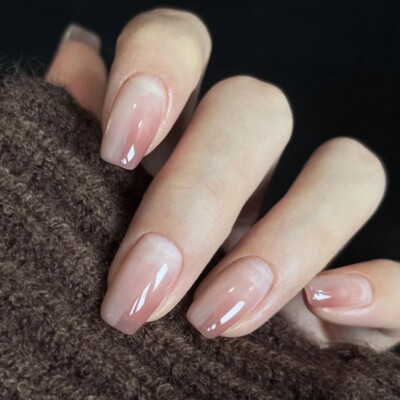 Nails 24pccs Natural~delicate & Comfortable