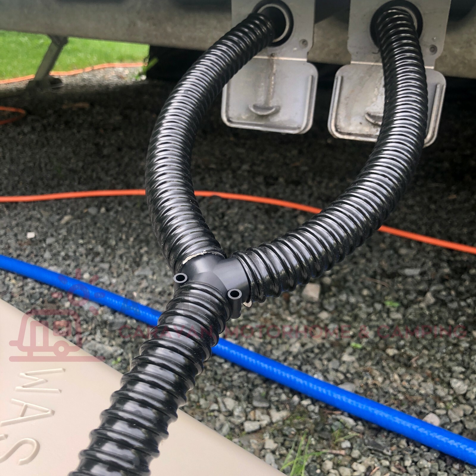 BITS4REASONS Caravan (Twin) Hi Vis Red Waste Water Outlet Pipe - Foto 7