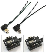 Wire Pigtail Female P A H1 Head Light Two Harness Bulb Low Beam Connector Socket