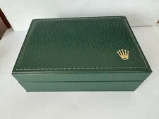 ROLEX  Green  Box from Wood -15x10 cm -Vintage - Only Box.