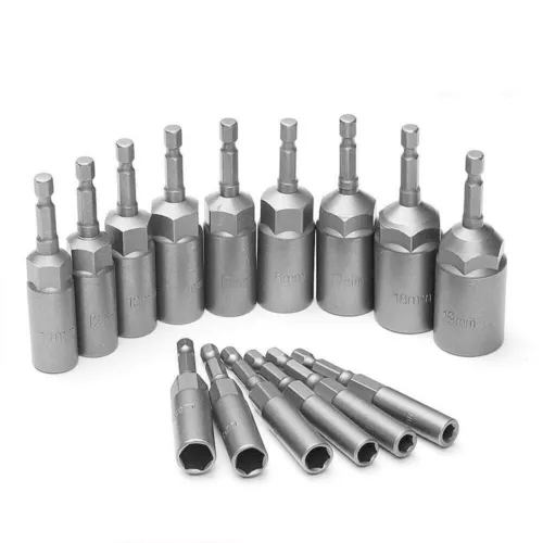 30mm Hex Deep Socket Nut Driver Bit Impact Driver Drill 6mm-19mm 1/4" Hex Shank - Bild 4 von 39