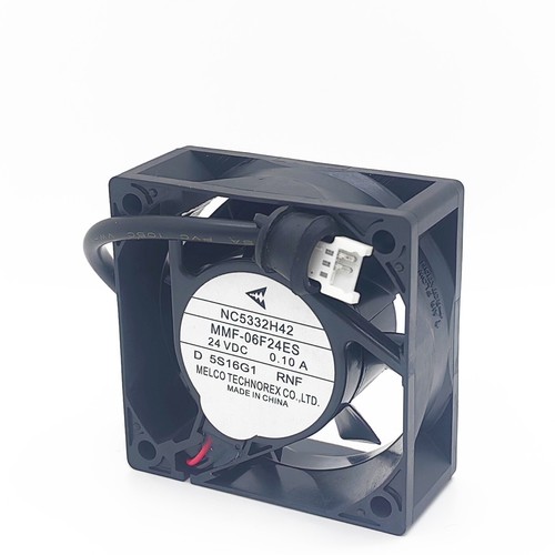 Mitsubishi Inverter Cooling Fan NC5332H42 MMF-06F24ES-RNF 24V 0.10A 6025 - Picture 4 of 11