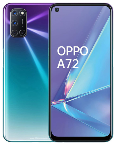 Smartphone Android OPPO A72 128 GB blu cielo dual SIM (sbloccato) - C - Foto 1 di 9