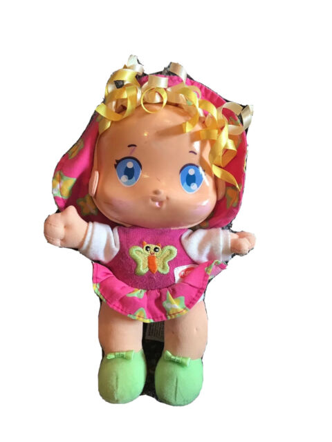 Baby Toddler Girl Playskool Busy Lil Butterfly Baby Doll Rattle Plush Toy Blonde | eBay