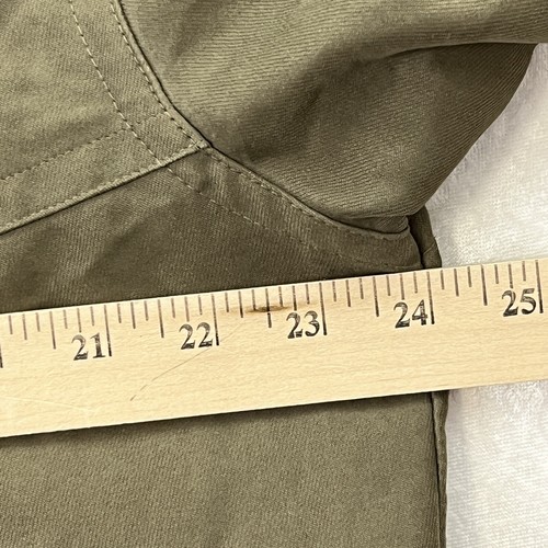 RAINFOREST Mens Jacket Size M Taupe 5 Pockets Barnnyard Utility Chore Front Zip - Picture 10 of 18