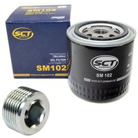ÖLfilter SM102 + ÖLablassschraube FüR Alfa Romeo 155 Fiat Tipo Tempra Lancia