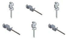 Victorinox ACCESSORY PARTS KIT : Large Knives 6 MINI SCREWDRIVERS for Corkscrew