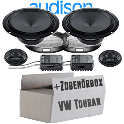 Audison Lautsprecher für VW Touran 1 Front Tür Auto KFZ PKW Einbauset 16cm Boxen