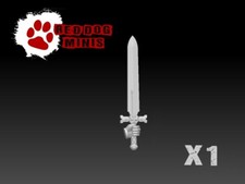 Cross Sword - Left Hand Bits - compatible w 40k black templars Primaris