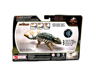 Jurassic World Roar Attack Ankylosaurus Bumpy Camp Cretaceous