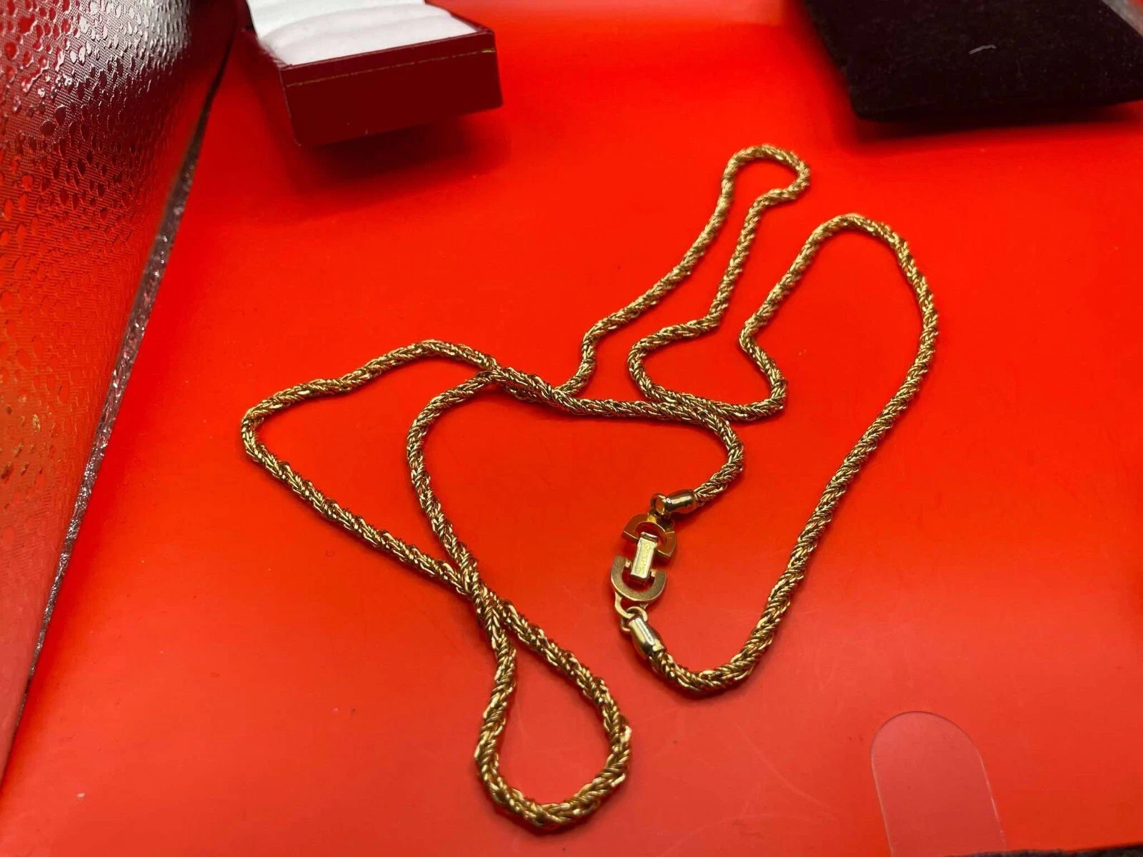 Splendida collana Christian Dior vintage 32 pollici