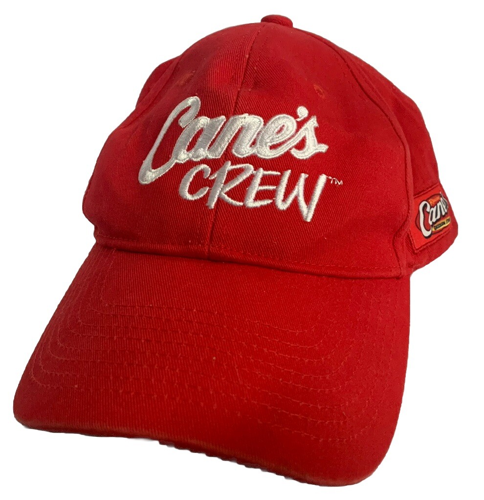 Raising Cane's Chicken Fingers Cane's Crew Adjustable Red Cap Hat