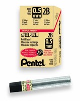 Pentel Super Hi-polymer Lead Refill, 0.5mm Fine, 2b, 144 Pieces Of Lead (c505-2b on sale Pentel Super Hi-polymer Lead Refill, 0.5mm Fine, 2b, 144 Pieces Of Lead (c505-2b on sale