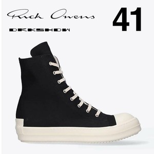 Rick Owens Drkshdw DU01B7800 Homme Baskets W / Boite Eur 41 Noir/Blanc Neuf  | eBay