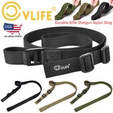 Two Point Rifle Gun Sling 1.25" Wide Tube Webbing Fast Loop for Outdoors Sports