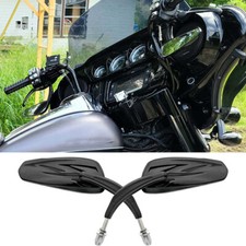 Motorcycle Rear View Mirrors For Harley for Breakout Street Glide Black