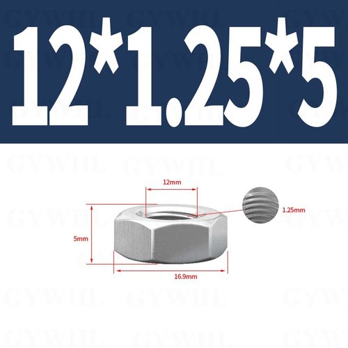 Sechskantmutter Dünn DIN 439 Edelstahl A2 / A4 Normal / Feingewinde Flachmuttern - Bild 82 von 97