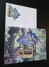 Wishing You A Wonderful Day - Greeing Card - With Matching Envelope