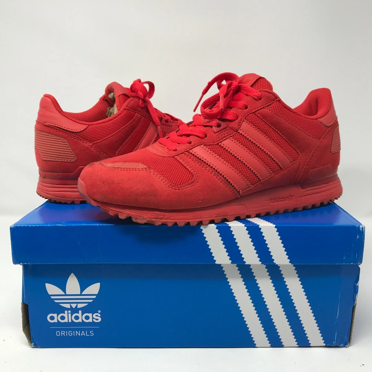 el fin zorro Posible Adidas Originals ZX 700 Trainers S79188 Red/Red/Red Sneakers Mens 7.5 | eBay