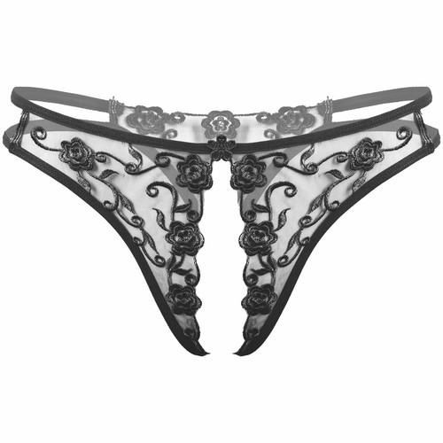 Damen Dessous Leder Slips Hotpants Tanga Bikini Hose Pants Hipster Gogo Clubwear - Picture 13 of 19