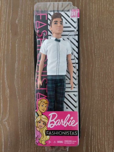 NEW Barbie Ken Fashionistas Doll # 117 Mattel 2018 White Shirt Bow Tie