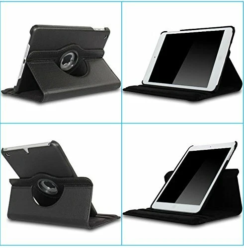 For iPad Air 1 / Air2 2017/2018 360 Rotating Shockproof Smart Stand Leather Case - Image 3 of 4