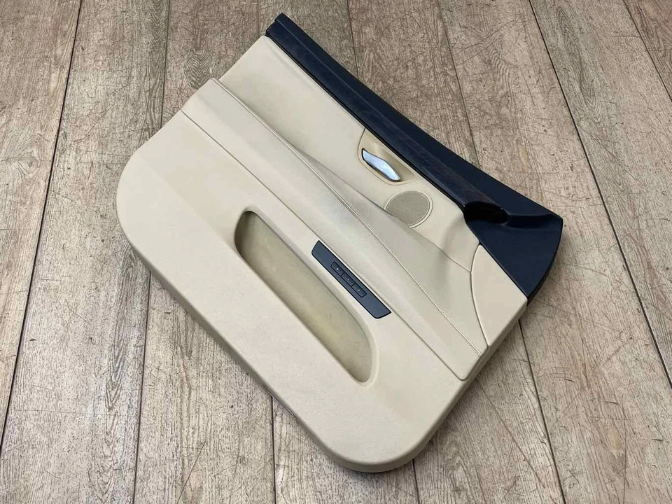 Fits 2010 - 2017 BMW 535I GT Front LH Driver Door Trim Panel Beige OEM - Image 2 of 4